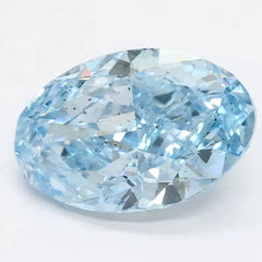 DovEggs 2.100ct Oval Blue SI1-LAB GROWN DIAMOND-LGS411188