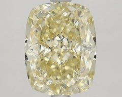 DovEggs 2.510ct Cushion F.Yellow VS1-LAB GROWN DIAMOND-LKJ06A51