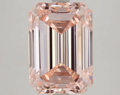 DovEggs 5.020ct Emerald F.I.Pink VVS2-LAB GROWN DIAMOND-LKQ01A90