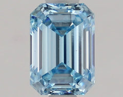 DovEggs 1.010ct Emerald F.V.Blue SI1-LAB GROWN DIAMOND-LLA258D20