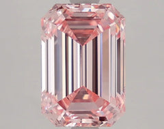 DovEggs 2.580ct Emerald F.I.Pink VVS2-LAB GROWN DIAMOND-LFE73A159