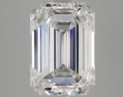 DovEggs 7.110ct Emerald F SI1-LAB GROWN DIAMOND-LHD48A6
