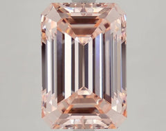 DovEggs 5.090ct Emerald F.I.Pink VVS2-LAB GROWN DIAMOND-LKP61A5