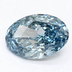 DovEggs 2.300ct Oval F.V.Blue SI1-LAB GROWN DIAMOND-LGS301673