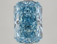 DovEggs 2.810ct Radiant F.V.Blue VS2-LAB GROWN DIAMOND-LEF97A5