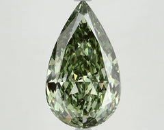 DovEggs 4.330ct Pear F.V.Green VVS2-LAB GROWN DIAMOND-LFE91A14