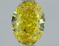 DovEggs 1.030ct Oval F.V.Yellow VVS2-LAB GROWN DIAMOND-LSJ04D7