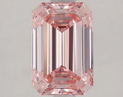 DovEggs 1.600ct Emerald F.I.Pink VVS2-LAB GROWN DIAMOND-LKG03A19