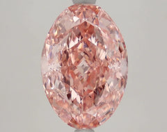 DovEggs 4.420ct Oval F.V.Pink SI1-LAB GROWN DIAMOND-LHC31E2