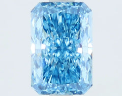 DovEggs 1.400ct Radiant F.V.Blue SI1-LAB GROWN DIAMOND-LFP07B204