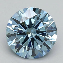 DovEggs 2.000ct Round F.V.Blue SI1-LAB GROWN DIAMOND-LFP05A128