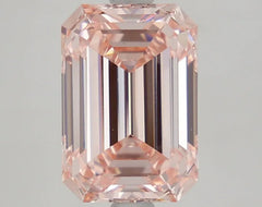 DovEggs 3.010ct Emerald F.I.Pink VVS2-LAB GROWN DIAMOND-LFD20A47