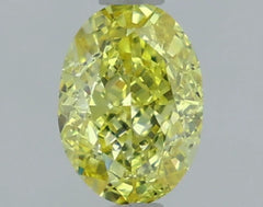 DovEggs 1.130ct Oval F.V.Yellow VVS2-LAB GROWN DIAMOND-LSJ04A1