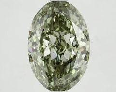 DovEggs 3.220ct Oval F.V.Green VS2-LAB GROWN DIAMOND-LEF50A5