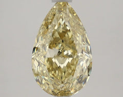 DovEggs 2.680ct Pear F.V.Yellow VS2-LAB GROWN DIAMOND-LKF06A60