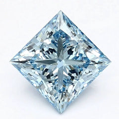 DovEggs 1.380ct Princess F.V.Blue VS1-LAB GROWN DIAMOND-LET92B8