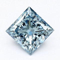 DovEggs 1.400ct Princess F.V.Blue VS1-LAB GROWN DIAMOND-LET111A13