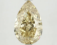 DovEggs 3.140ct Pear F.V.Yellow VVS2-LAB GROWN DIAMOND-LKJ12A176