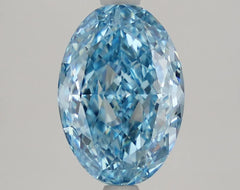 DovEggs 2.670ct Oval F.V.Blue VS1-LAB GROWN DIAMOND-LHD37A8