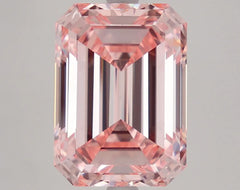 DovEggs 7.020ct Emerald F.I.Pink VS1-LAB GROWN DIAMOND-LFE84A16