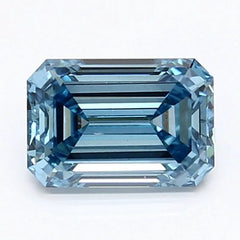 DovEggs 1.040ct Emerald F.V.Blue VS2-LAB GROWN DIAMOND-LGS301719