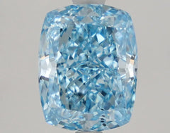 DovEggs 2.810ct Cushion F.V.Blue SI1-LAB GROWN DIAMOND-LHD57A8