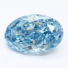 DovEggs 4.230ct Oval F.V.Blue VS2-LAB GROWN DIAMOND-LHG30X1