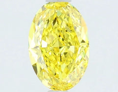 DovEggs 1.270ct Oval F.V.Yellow VS1-LAB GROWN DIAMOND-LSJ02E2
