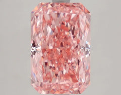 DovEggs 3.730ct Radiant F.V.Pink VVS2-LAB GROWN DIAMOND-LFN08A5
