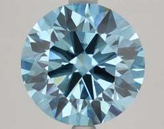 DovEggs 4.040ct Round F.V.Blue VS2-LAB GROWN DIAMOND-LAE97A8