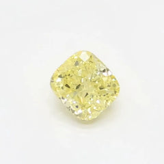 DovEggs 0.320ct Cushion F.V.Yellow VVS2-LAB GROWN DIAMOND-LSJ05B13