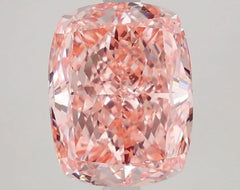 DovEggs 3.330ct Cushion F.V.Pink VS1-LAB GROWN DIAMOND-LFE80A127