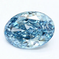 DovEggs 4.010ct Oval F.V.Blue VS2-LAB GROWN DIAMOND-LET134F1