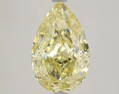 DovEggs 5.460ct Pear F.I.Yellow VVS2-LAB GROWN DIAMOND-LKF02A31