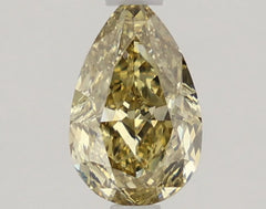 DovEggs 1.310ct Pear F.V.Yellow VS2-LAB GROWN DIAMOND-LKJ01A4