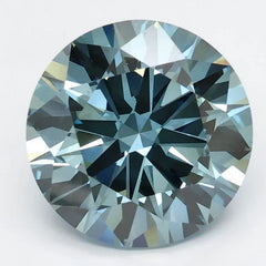 DovEggs 3.190ct Round Blue VS2-LAB GROWN DIAMOND-LGS410535