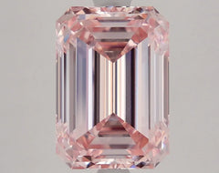 DovEggs 4.040ct Emerald F.I.Pink VVS2-LAB GROWN DIAMOND-LFD19A10