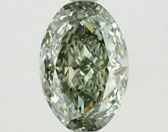 DovEggs 1.730ct Oval F.V.Green VS1-LAB GROWN DIAMOND-LHD89A25