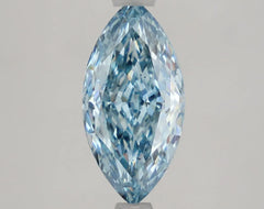 DovEggs 1.850ct Marquise F.V.Blue SI1-LAB GROWN DIAMOND-LEG12A184