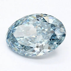 DovEggs 2.540ct Oval F.V.Blue VS1-LAB GROWN DIAMOND-LET83C12