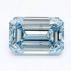 DovEggs 1.120ct Emerald F.I.Blue SI1-LAB GROWN DIAMOND-LET94C205