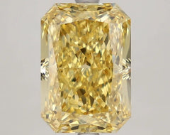 DovEggs 4.120ct Radiant F.V.Yellow VS1-LAB GROWN DIAMOND-LKJ10A70