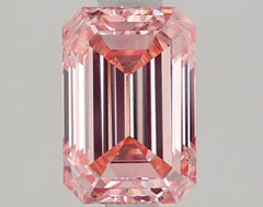DovEggs 1.410ct Emerald F.I.Pink VVS2-LAB GROWN DIAMOND-LGS601227