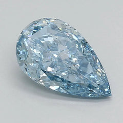 DovEggs 1.280ct Pear F.V.Blue VS1-LAB GROWN DIAMOND-LEF135B75