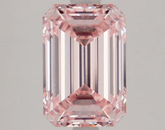 DovEggs 3.080ct Emerald F.I.Pink VS1-LAB GROWN DIAMOND-LFN05A22