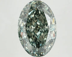 DovEggs 6.320ct Oval F.V.Green VS1-LAB GROWN DIAMOND-LKF02A5