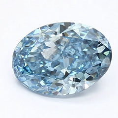 DovEggs 1.220ct Oval F.V.Blue SI1-LAB GROWN DIAMOND-LET114G11