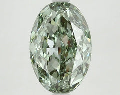 DovEggs 2.890ct Oval F.V.Green VS2-LAB GROWN DIAMOND-LFE84A37