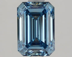 DovEggs 1.700ct Emerald F.V.Blue VS2-LAB GROWN DIAMOND-LKP42A18