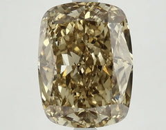 DovEggs 4.060ct Cushion F.V.Yellow VS1-LAB GROWN DIAMOND-LKJ11A11